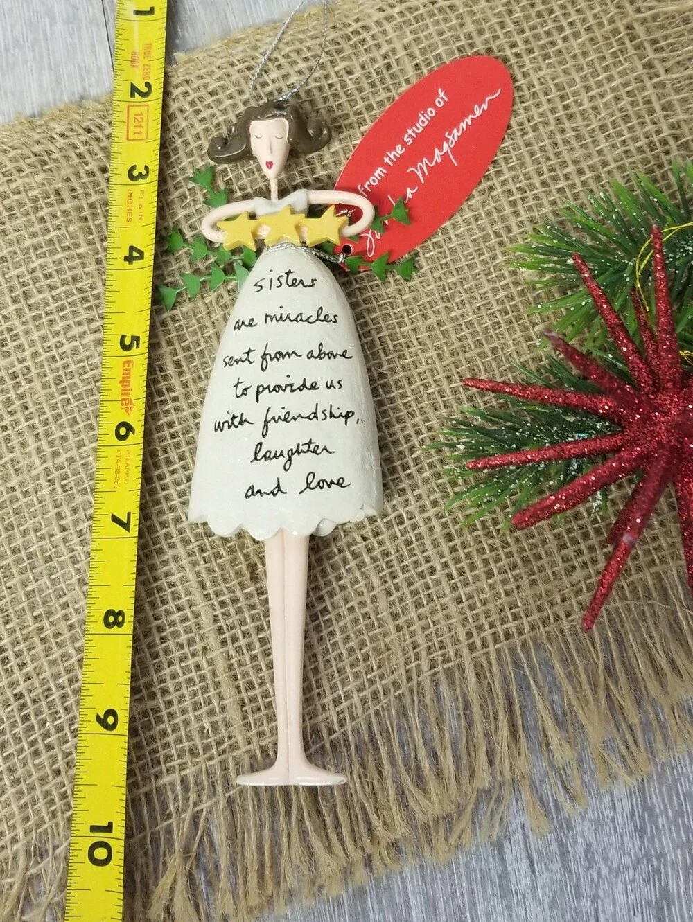 Sisters Angel Ornament